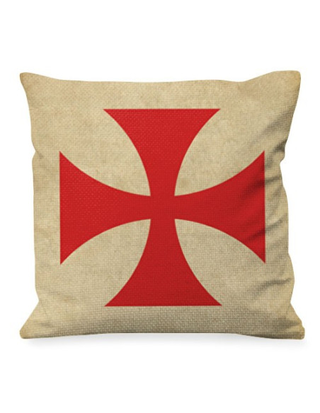 Coussin avec Croix Templières