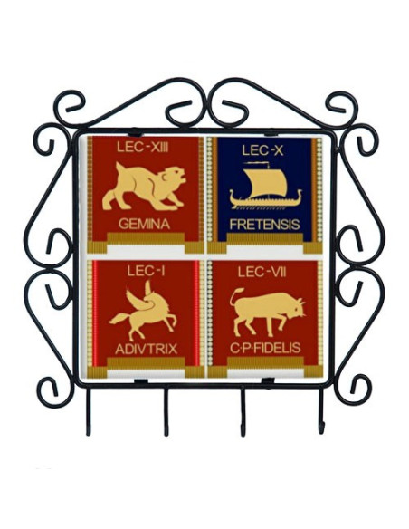 Porte-clés avec symboles des légions romaines