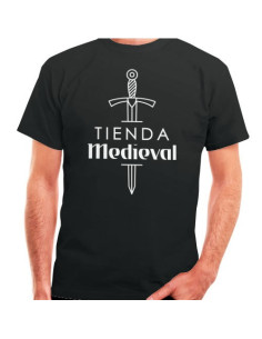 T-shirt noir Medieval-Shop