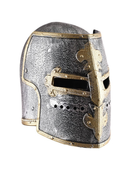 Casque de chevalier médiéval pour enfants