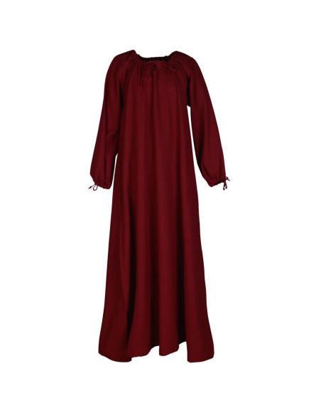 Robe médiévale Ana, vin rouge