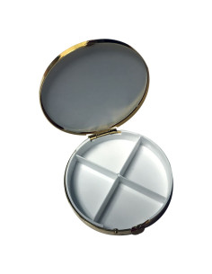 Pilulier Oiseaux Damasquinado, 4 cloisons 2