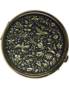 Pilulier Oiseaux Damasquinado, 4 cloisons