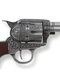 Revolver Colt 45 PeaceMaker décoré, 27 cm. 2