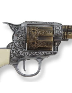Revolver Colt 45 PeaceMaker, poignée buffalo, 27 cm. 2