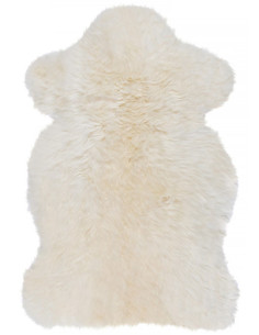 cuir d'agneau blanc