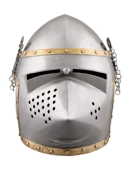 Picudo bacinet avec visionneuse, année 1390