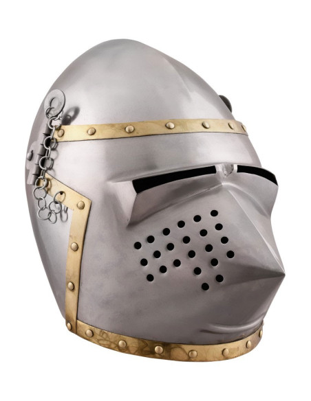 Picudo bacinet avec visionneuse, année 1390