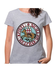T-shirt femme Grey Knights Templar, manches courtes