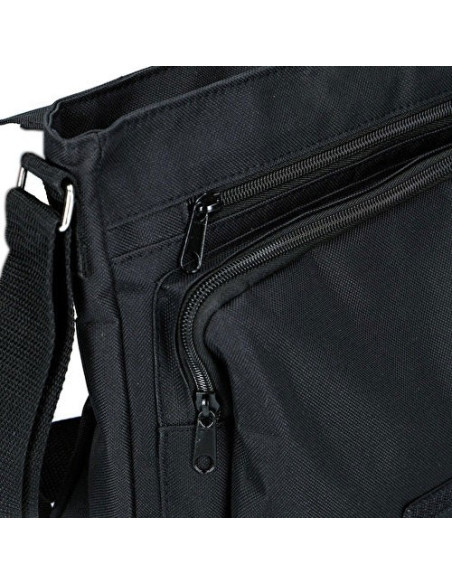 Sac noir Celtic Trisqueta (26x26 cms.)