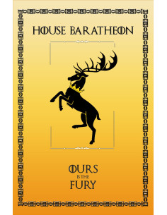 Bannière Game of Thrones Maison Baratheon (75x115 cms.)