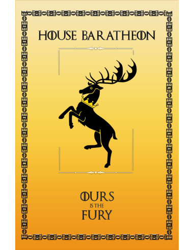 Bannière Game of Thrones Maison Baratheon (75x115 cms.)
