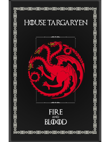 Bannière Game of Thrones Maison Targaryen (75x115 cms.)