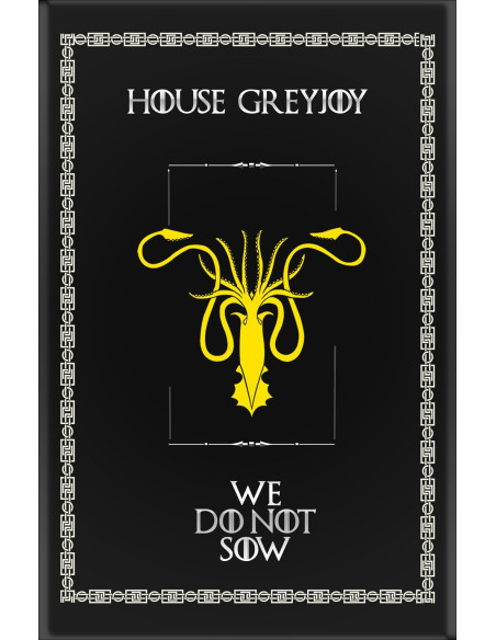 Bannière Game of Thrones Maison GreyJoy (75x115 cms.)