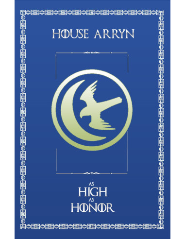 Bannière Game of Thrones Maison Arryn (75x115 cms.)