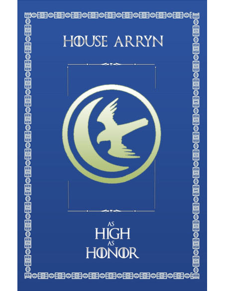 Bannière Game of Thrones Maison Arryn (75x115 cms.)