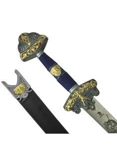 Épée d'Odin décorée, avec fourreau