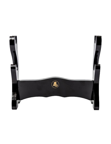 Présentoir en bois pour 2 katanas