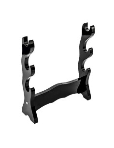 Présentoir en bois pour 3 katanas