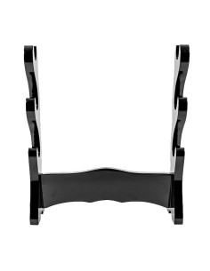 Présentoir en bois pour 3 katanas 2