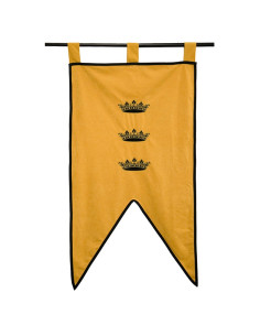 Bannière du Roi Arthur (105 x 55 cm.)