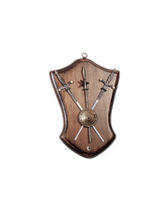 Panoplie épées, bouclier et bât