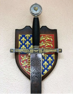 Présentoir mural épée Excalibur 2