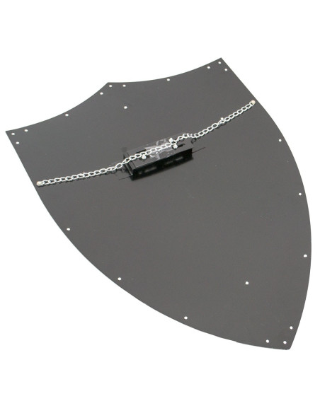 Bouclier Templiers avec des bords dorés