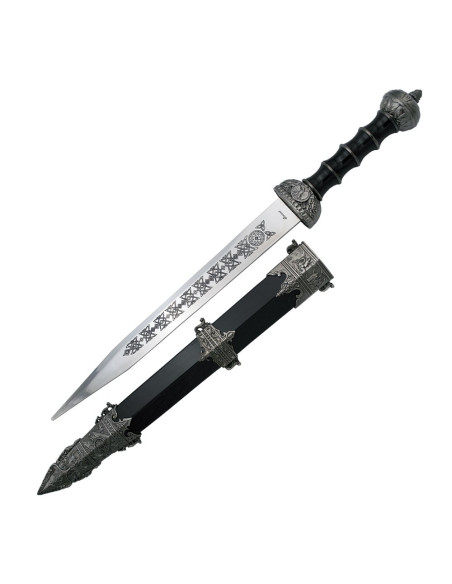 Dague Gladius noire, avec fourreau Dague Gladius noire, avec fourreau