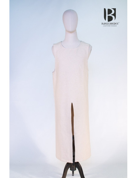 Tabard médiéval Thibaud, blanc brut