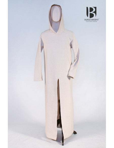 Tunique à capuche Renaud, blanc cassé