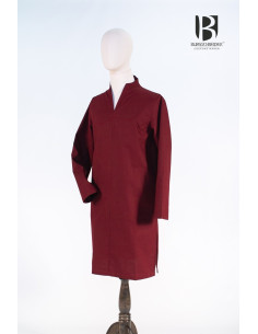 Tunique médiévale courte Ekwin, rouge