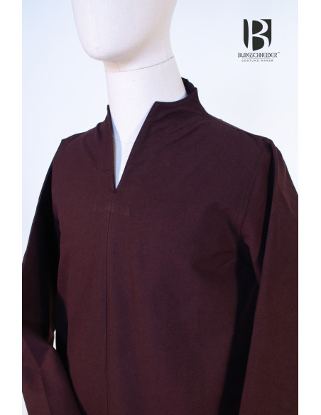 Tunique médiévale courte Ekwin, marron