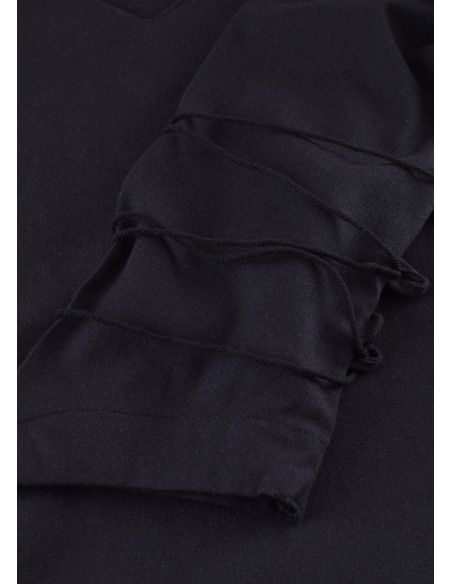 Chemisier médiéval Aila, noir