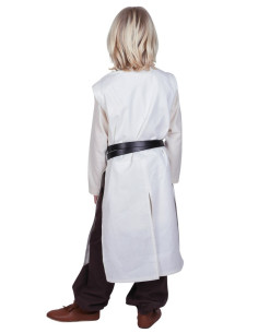 Tabard templier enfant, blanc naturel 2