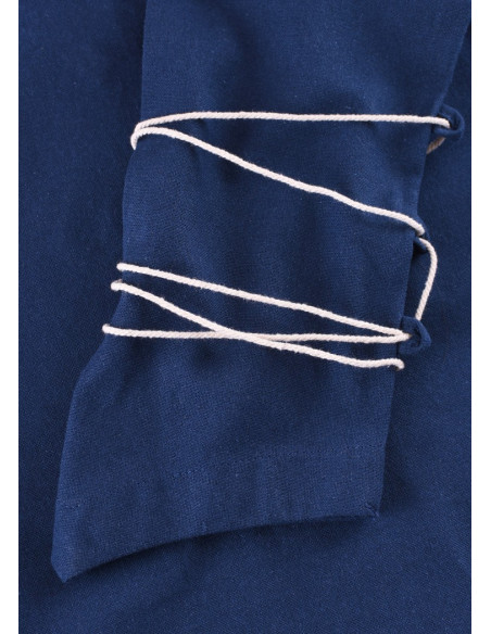 Chemisier médiéval Aila, bleu