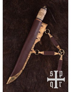 Couteau Viking, Acier Damas