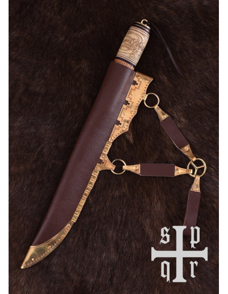 Couteau Viking, Acier Damas