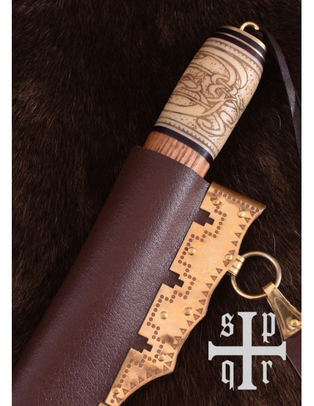 Couteau Viking, Acier Damas