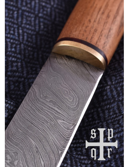 Couteau Viking, Acier Damas