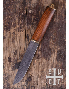 Couteau Viking Seax Damascène 2