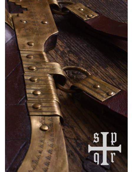 Couteau Viking Seax Damascène