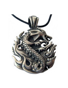 Pendentif Feng-Shui Dragon Élémentaire de Feu