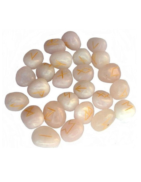 Ensemble de 25 runes à quartz