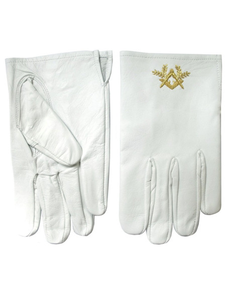Gants maçonniques en cuir