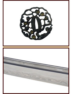 Wakizashi John Lee Fleur dorée 2