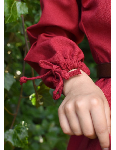 Robe viking rouge Ana, fille