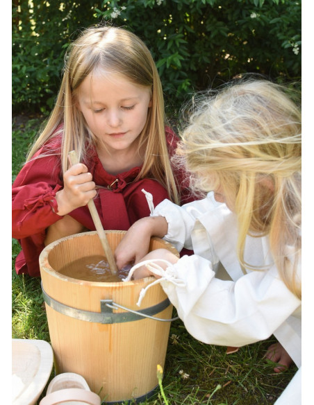 Robe viking rouge Ana, fille