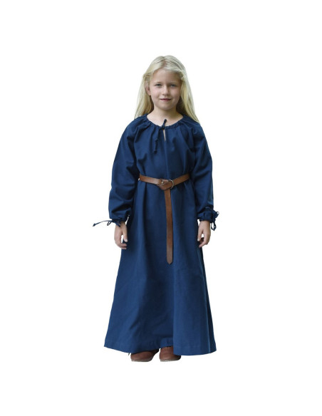 Robe viking Ana bleu, fille