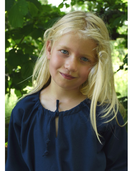 Robe viking Ana bleu, fille